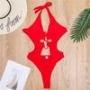 New Sexy Solid Color One-Piece Swimsuit: Hot-Selling Women's Bikini 2020