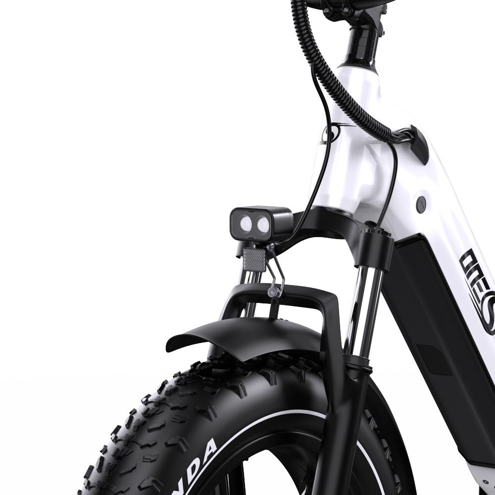 ONESPORT OT08 E-Bike für Erwachsene - 500W Reaktionsschneller Motor 48V18Ah Abnehmbarer Akku 120KG Tragfähigkeit Perfekt für den täglichen Gebrauch