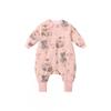 Baby Sleep Sack With Dual Zippers Cotton Silk Blend Footed Legged Design Infants 0-3 Years A-Grade Safe Warm Winter