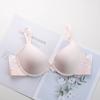 Glossy Simple Lace Polished Girl Bra Small Breasts Gathered Side Closed Beautiful Back Underwear Student Bra Thin