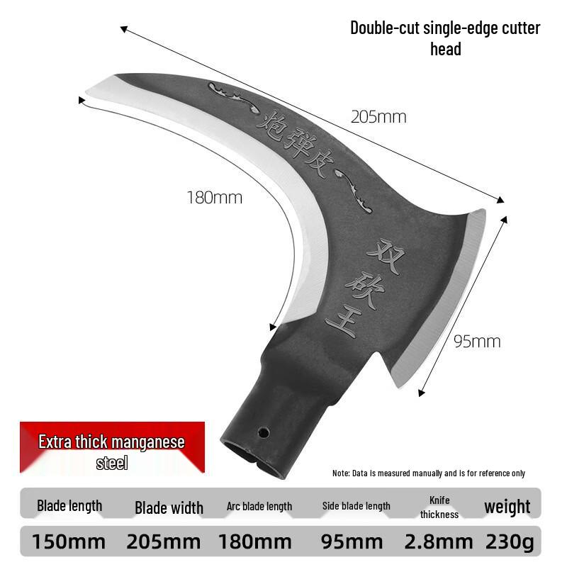 Двусторонний сельскохозяйственный серп WEDO, штепсель CN (адаптер в комплекте)