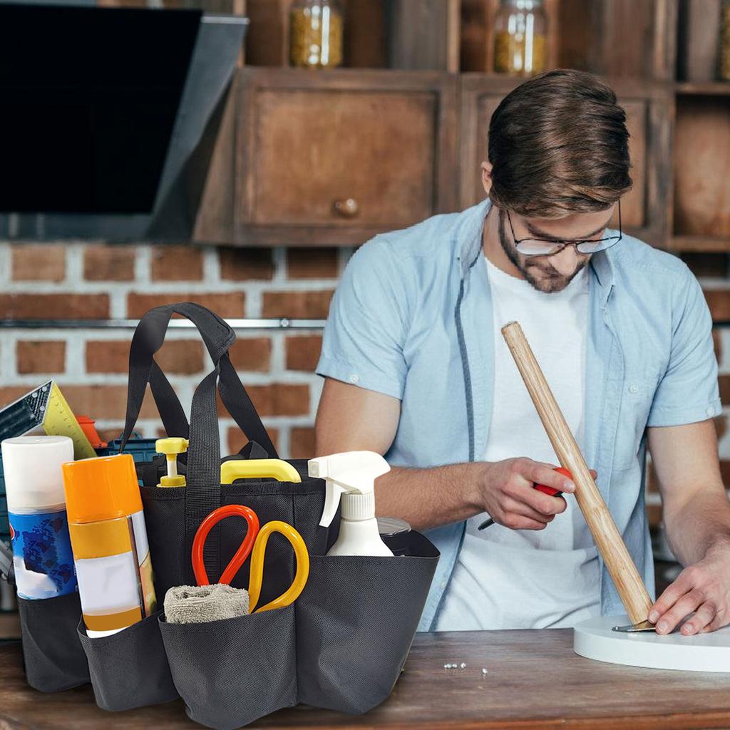 Mehrzweck-Glas-Organizer-Tasche mit Fächern Geeignet für Küchenaufbewahrung Getränke Vorratskammern Restaurantorganisation