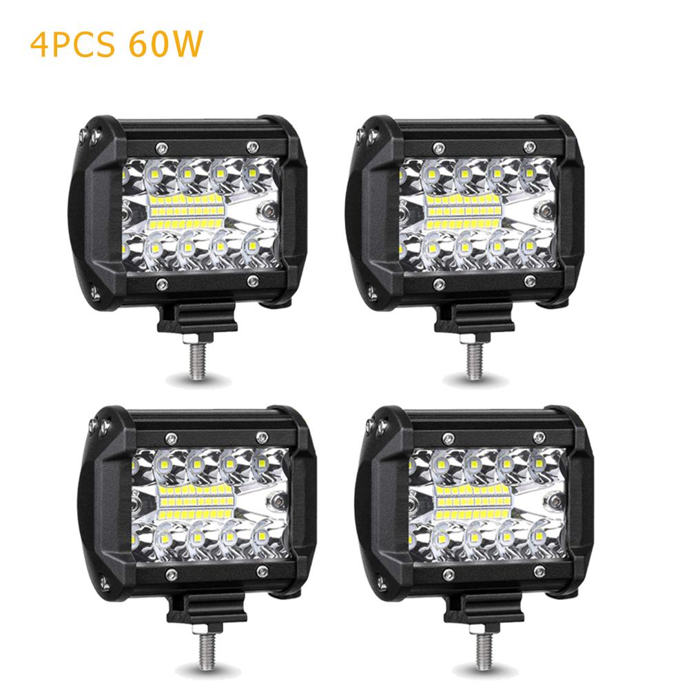 LED Bar 12-24V LED Headlights Offroad 4x4 Spotlights Driving Fog Lamp LED work Light Bar For Truck Farm Tractor Boat SUV ATV