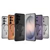 Samsung S26 Ultra Snap-On Magnetic Metal Frame Matte Anti-Drop Case for S25U/S24/S23