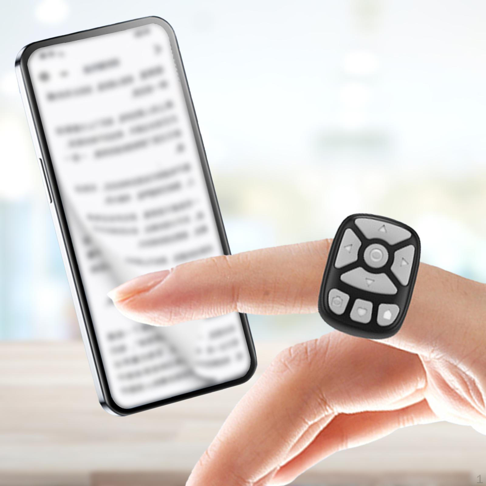 

Page Turner V5.3 Fingertip Remote Control Selfie Button Portable App Camera чорний