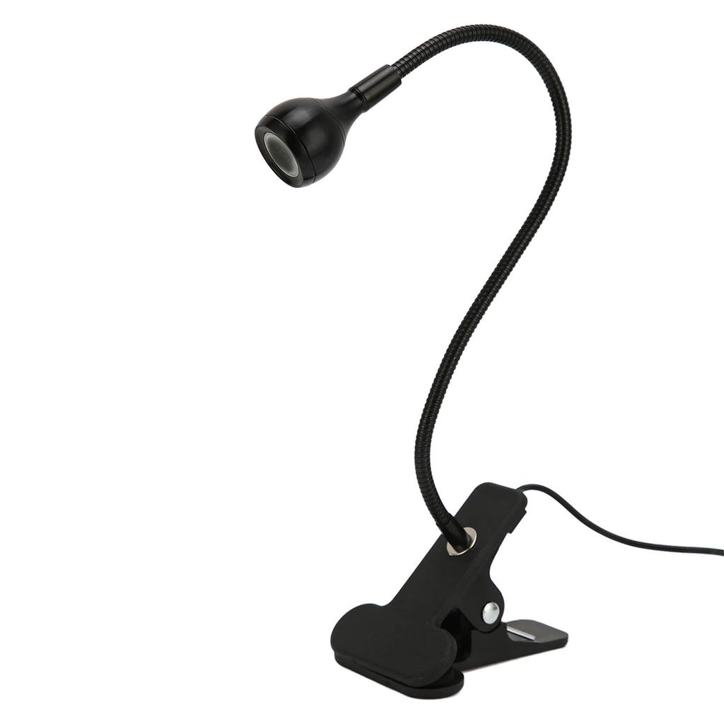 LED Lamp Warm Lighting Eye Protection Gooseneck Flexible Base Clip Portable USB Reading Light for