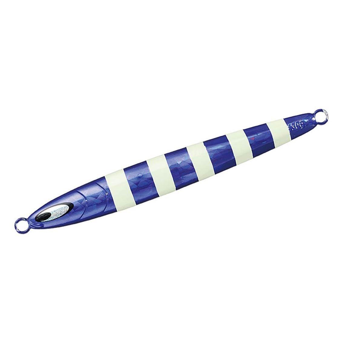 Used New Daiwa Hairtail Kyokai Jig Semi-Long 100g Crush Holo Purple Zebra Lure