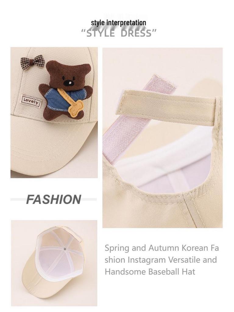 2026 Cartoon-Bär Modische Baseballkappe - Vielseitige Sonnenschutzkappe für Ausflüge