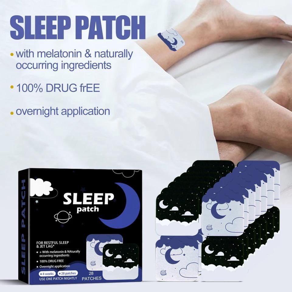 Upgraded Deep Sleep Patches for Adults, Soft Breathable for Women and Men, Relieve Insomnia, Irritability, Anxiety, Improve Sleep