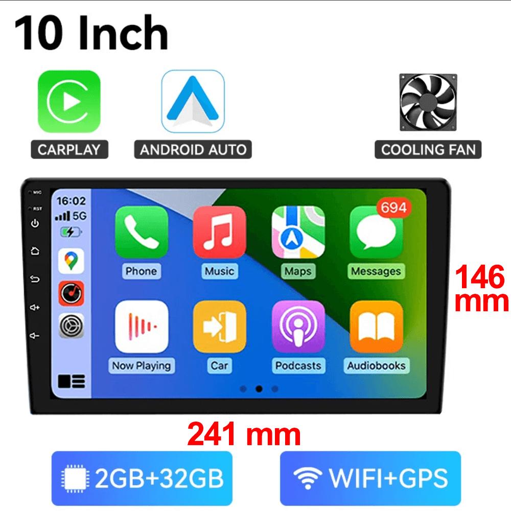 Universal Android 13 7"/9"/10"2Din Car Radio Autoradio Audio 64G GPS BT wireless Carpaly Multimedia Player For Hyundai Nissan