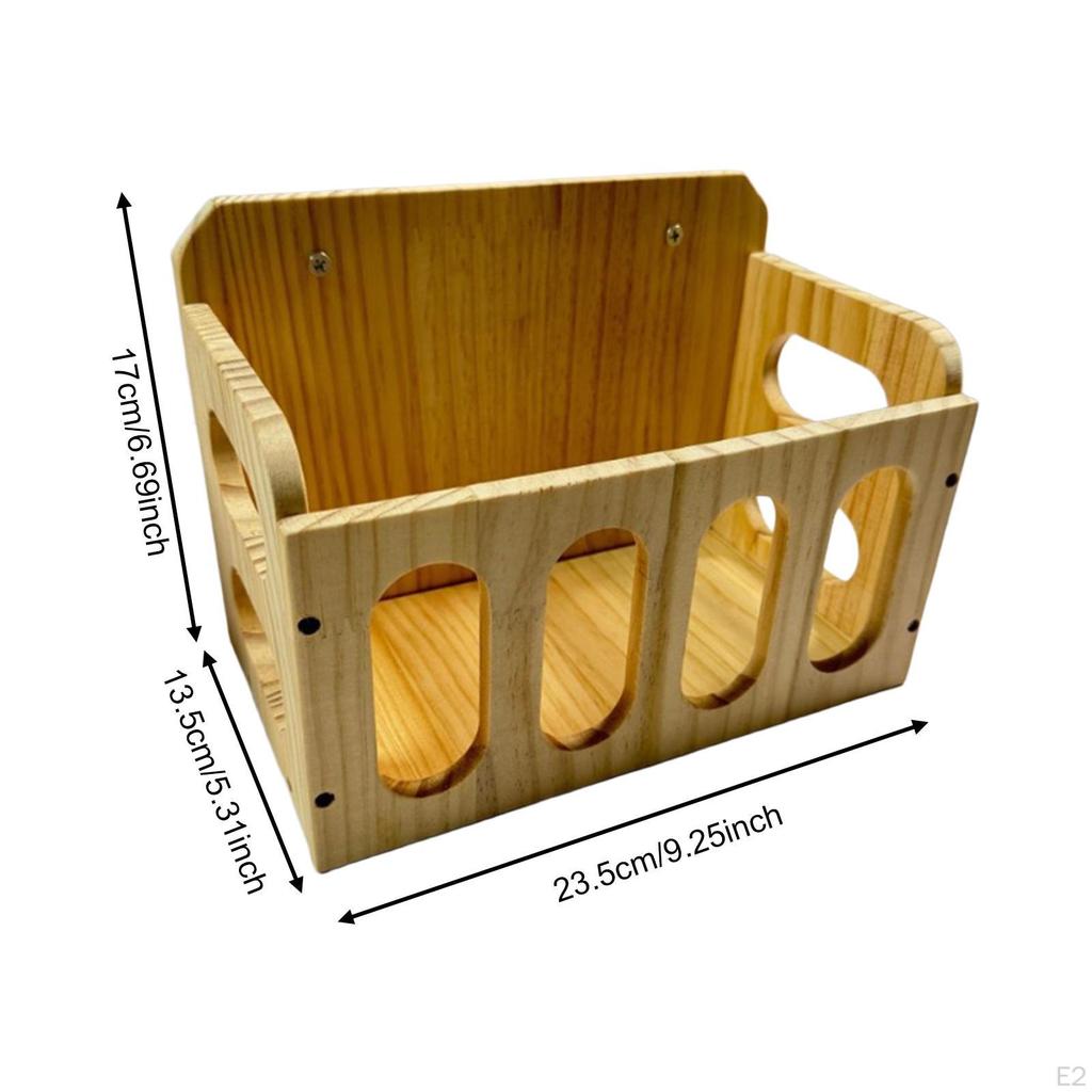 Wooden Hay Feeder Small Animals Feeding Holder ,Cage Accessories, Food Manger Dispenser