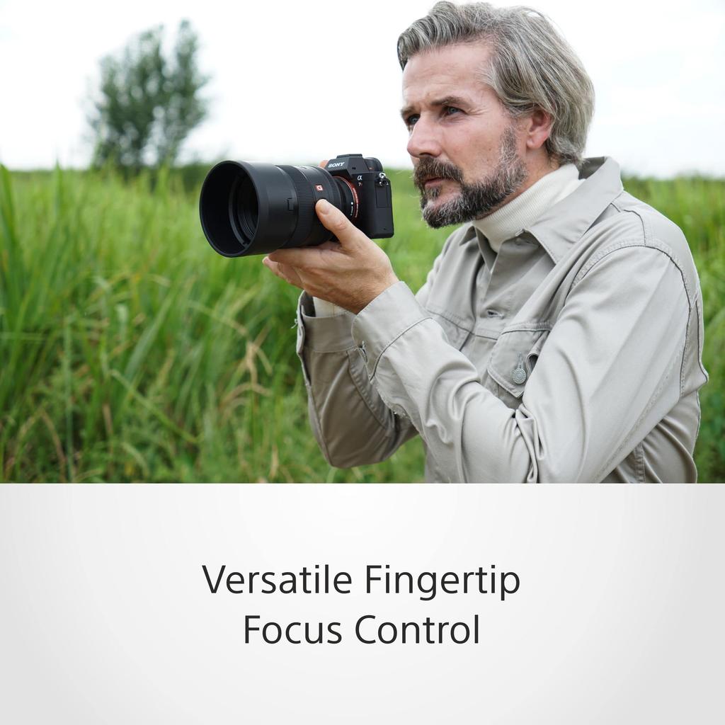 Sony FE 85mm GM Full Prime Lens Black F/1.4 Frame, Midrange, (SEL85F14GM)