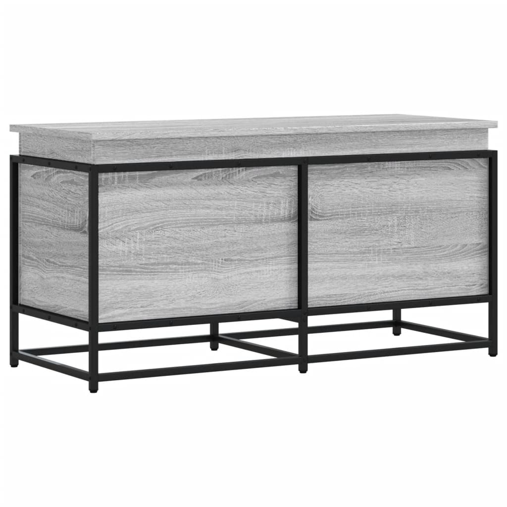 Storage Box with Lid Gray Sonoma 100 X 40 X 51.5 Cm