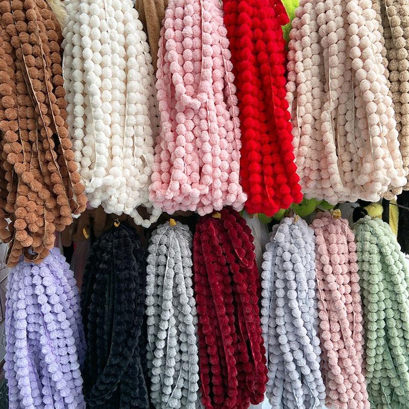 5/10M Faux Rabbit Fur Hairball Ribbon For Handmade DIY Sewing Tops Stage Costume Fluffy Trim Breathable Cuff Plush Strip