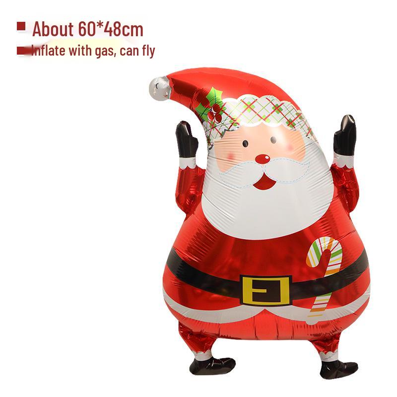 Christmas Window Display Props: Toys, Balloons, Candy Canes, Santa, Snowman, Christmas Tree.