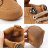 Newborn Baby Shoes Infant Toddler Boy Comfort Soft-Sole PU Flat High-top Anti-slip Baby Accessories Sneaker Moccasins