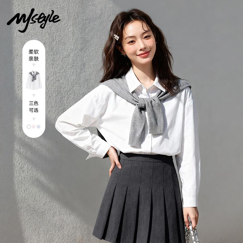 MJ STYLE Women s Color-Block Shawl Long-Sleeve Shirt L