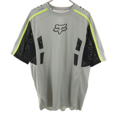 Kurzarm-Mesh-Shirt L Grau Herren Gebraucht