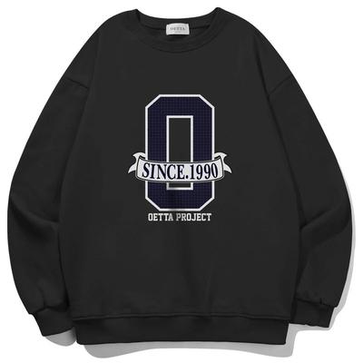YDA Big Logo Point 1990 Oversized Sweatshirt_Ot3D009Bk