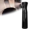 Hair Spray Bottle Empty Water Mist Bottle for Hair Styling Gardening Cleaning 300ml (M)Black