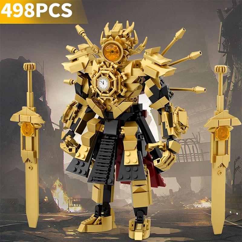 Skibidi Toilet Titan TV Man Speakerman Horror Game Bosses Camara Building Block Cartoon Doll Model Kids Birthday Halloween Gift