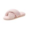 Fashion 2025 New Fashion Fur Slippers Women Indoor Light Warm Plush Home Slippers Woman Faux Fur Flat Heel Couple Slides Plus Size