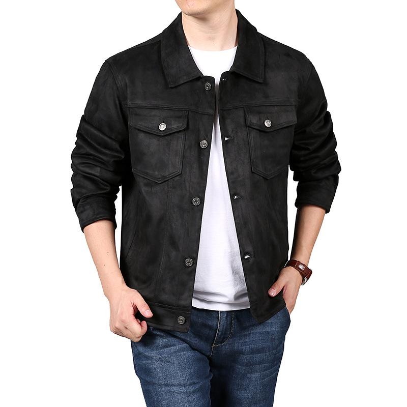 Men s Loose Workwear Casual Jacket, Simple and Fashionable Men s Jacket L