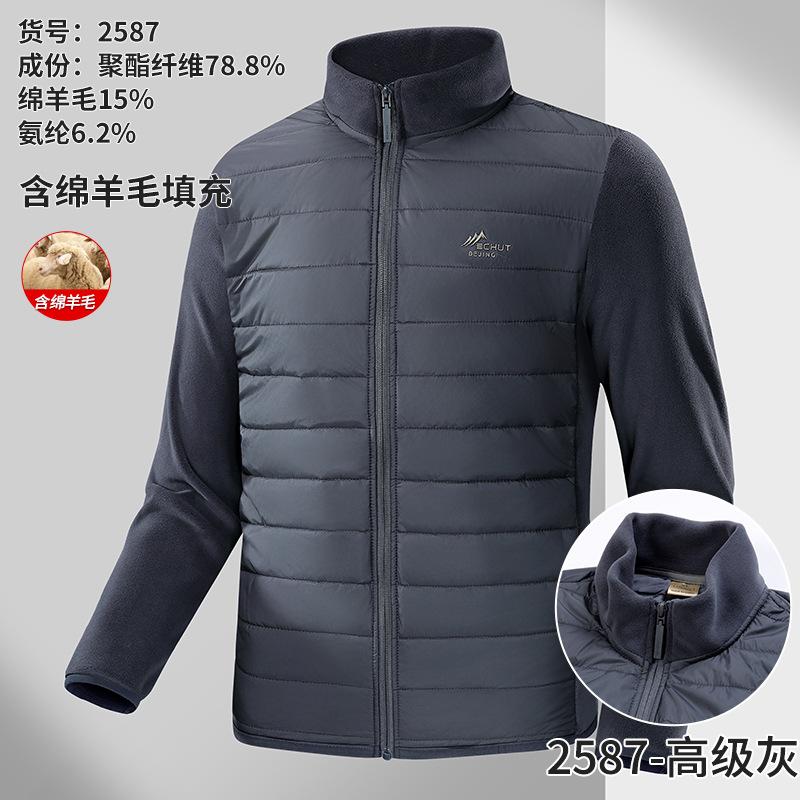2025 Autumn and Winter New Jacket Stand Collar Zipper Jacket