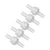 5PCS Plastic Check Valve Non Return One Way Valve for Water Treatment(6mm )