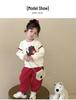 Toddler Girl Autumn Cartoon Sweatshirt and Jogger Pants Set