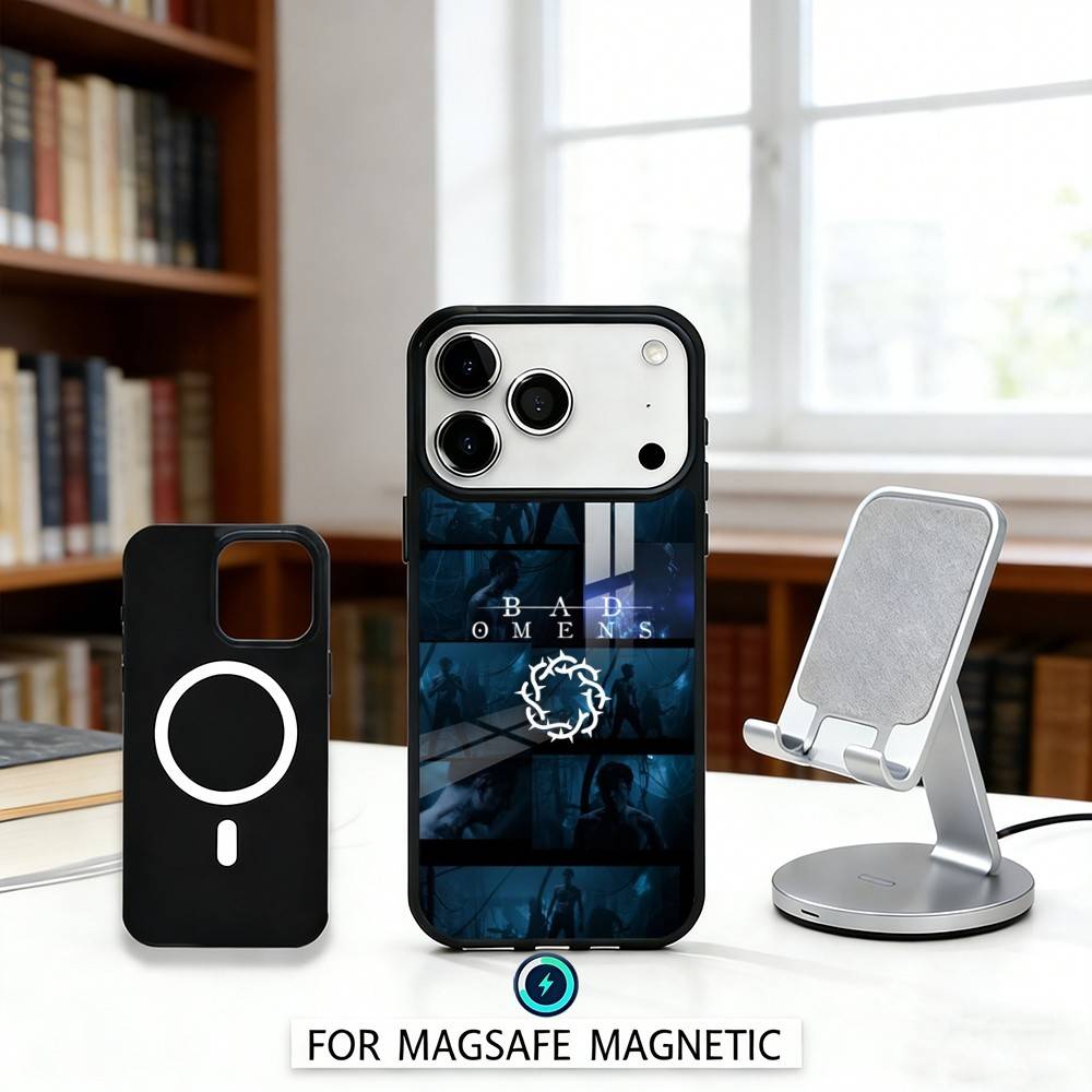 B-Bad O-Omens Band Phone Case For iPhone 17,16,15,14,13,12,Pro,Max For Magsafe Magnetic Wireless Charging