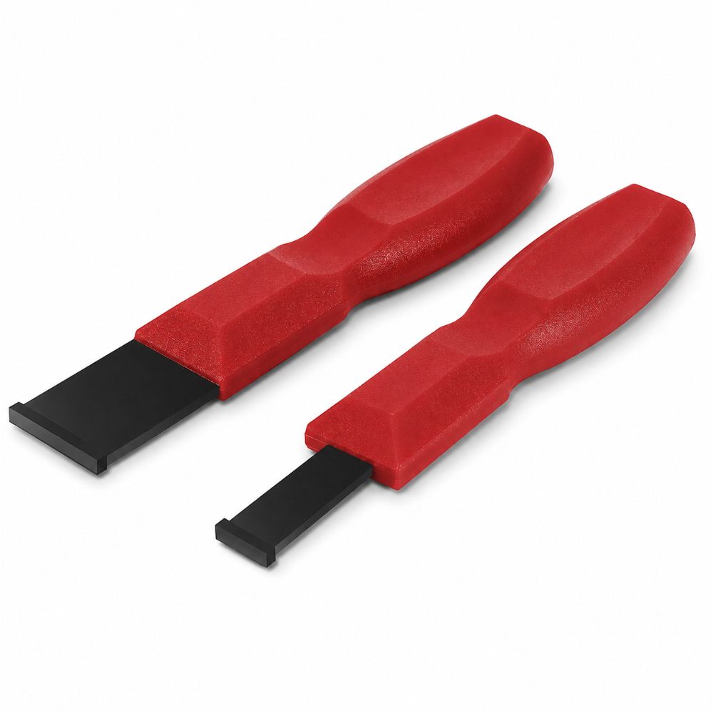 2PCS 1-1/4 Inch 5/8 Inch Blade Carbide Gasket Scraper Automotive Scraper Metal Surface Cleaning