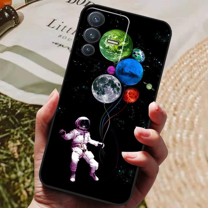 Für vivo V23 5G Hülle V2130 Weiche TPU Silikon Handyhülle Für vivo V23 5G Hüllen Schwarzer Bumper V 23 Funda für vivoV23 Coque Shell