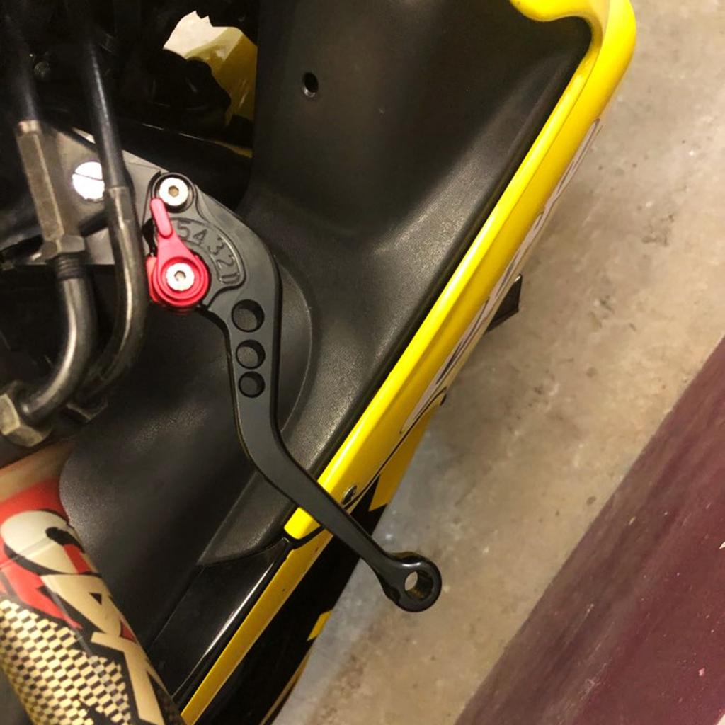 Motocyklová dvoukotoučová brzda Univerzální CNC hliníková páka s dvojitou kotoučovou brzdou Příslušenství pro úpravy motocyklů