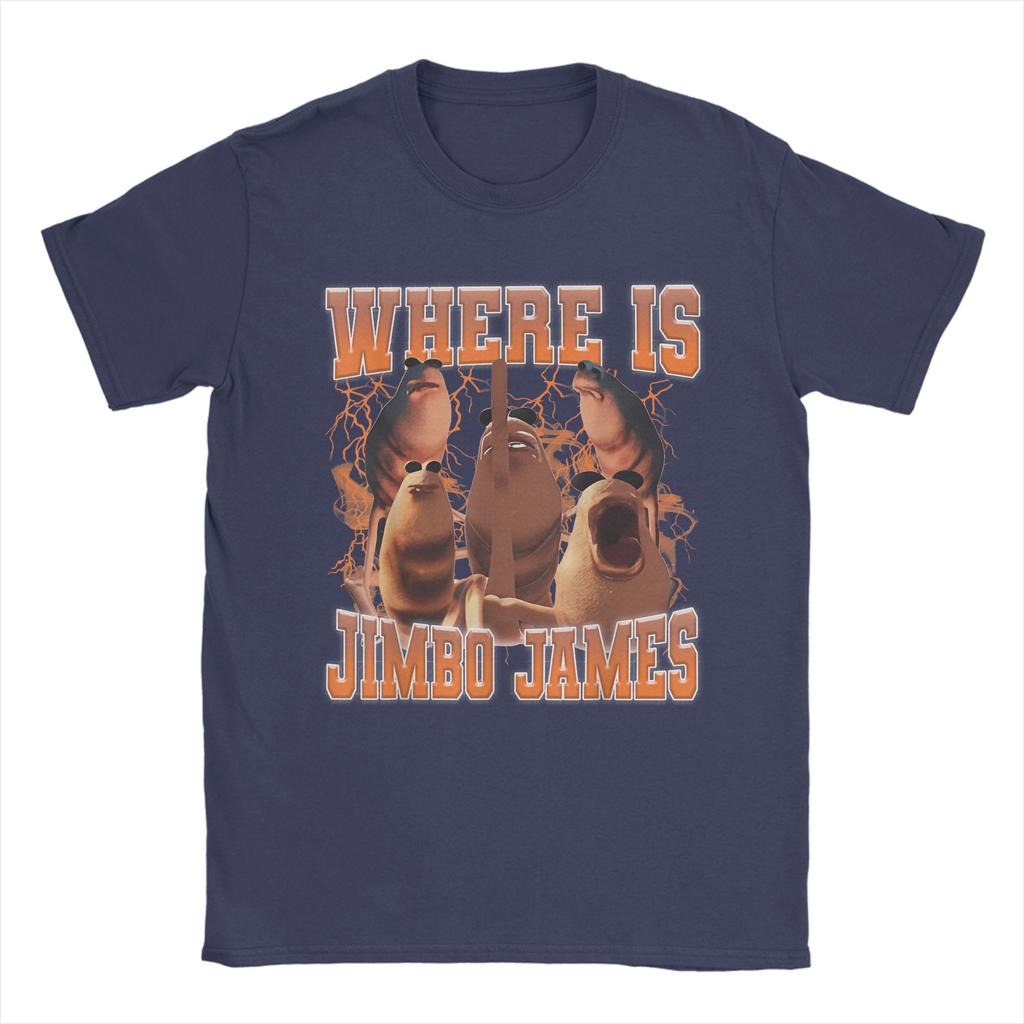 Men T-Shirts Where is The Jimbo Marcus The Worm Vintage Cotton Tees Short Sleeve Funny Meme T Shirt O Neck merch 4XL 5XL 6XL