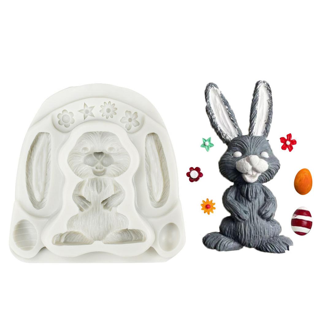 Silicone Chocolate Moulds Candy Molds Candy Mould Clay Mold Eggs Rabbit Shape for DIY Handmade Making Baking Accessories