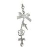 Portachiavi con Perline in Lega Acrilica Elegante Ciondolo per Telefono per Donne Ragazze Portachiavi Elegante Regalo Accessorio alla Moda per Borsa