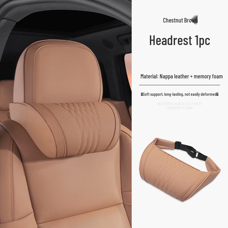 Xpeng P7/P5 Headrest Neck Pillow & Lumbar Support Cushion for Comfort in Car Interior