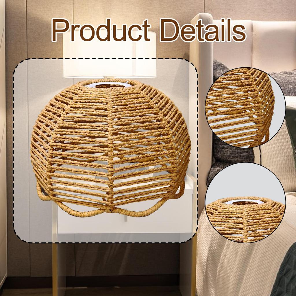 Braided Paper Lampshade, Replacement Lampshade for Desk Lamp, Ideal A Housewarming Party, Dining