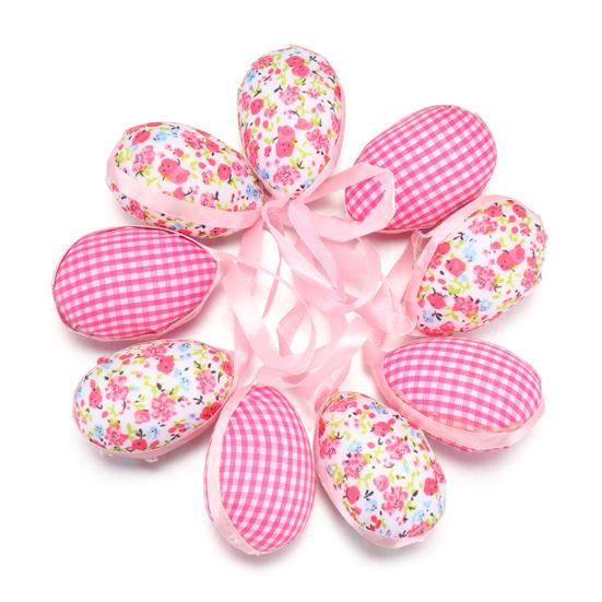 9Pcs/Pack Cute DIY Eco-friendly Hanging Egg Spring Easter Mini Decor Home Supplies
