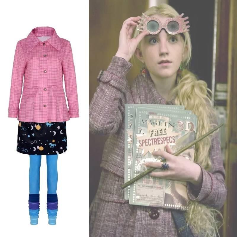 Potter Luna Harry Lovegood Stage Performance Costumes Roleplay Party Halloween