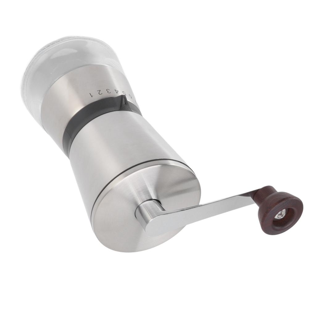 Manuelle Kaffeemühle 304 Edelstahl Einstellbare Dicke Handkurbel Kaffeemühle Tragbar