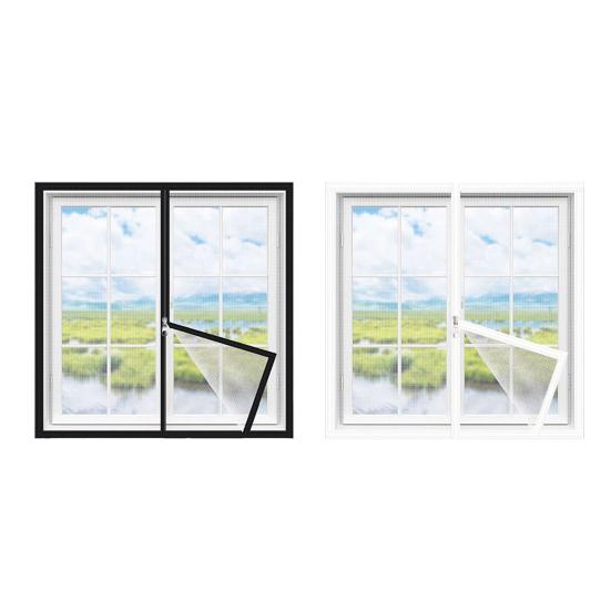 Window Replacement Universal Kit Mosquito-proof Fastener Screen Fit DIY Adjustable Mesh
