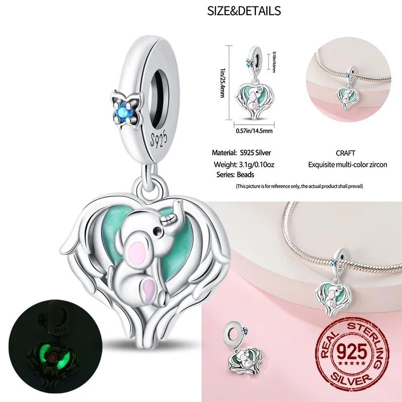 Copper Luminous Astronaut Planet Spaceship Elf Deer Charms Beads Fit Diy Original Bracelets Necklace Jewelry