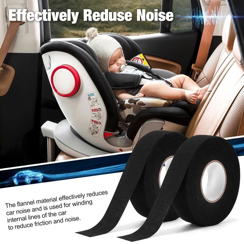 Auto Car Flannel Flannelette Adhesive Tape Wiring Harness Anti Rattle Self Adhesive Felt Tape Auto Repair Tools