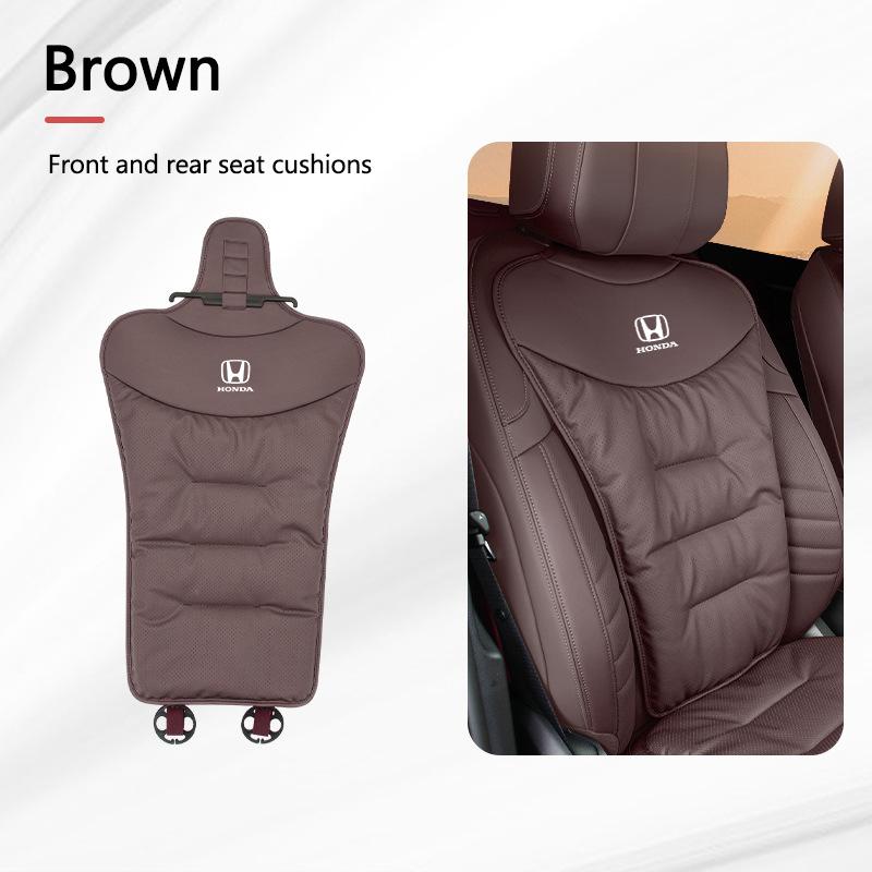 AQU3 Car Breathable Seat Plush Cushion Velvet Warm Pad Rear Seat Cover For Honda Civic Accord Fit City CRV Odyssey Pilot Jazz Insight