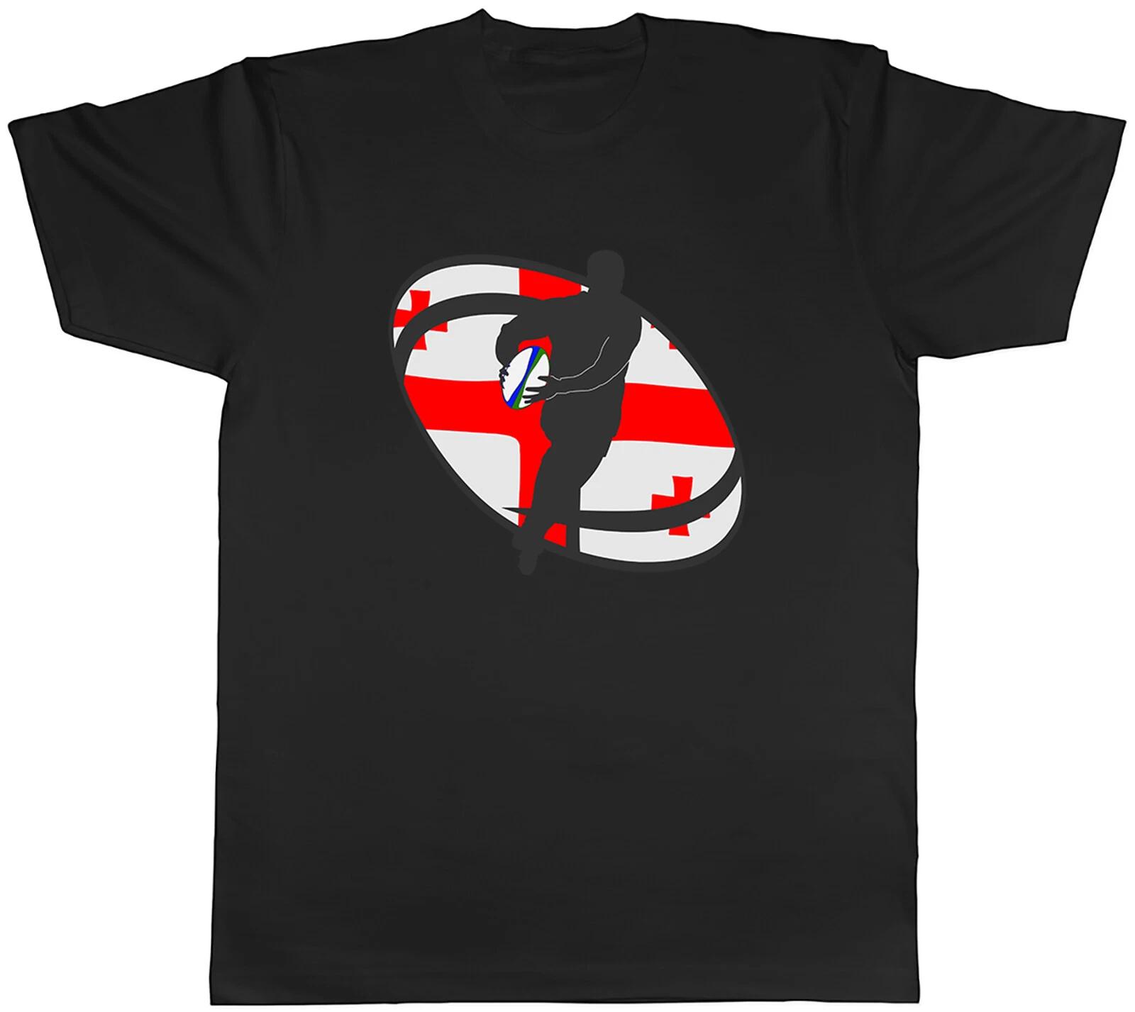 Rugby Georgia Mens Unisex T-Shirt Tee M