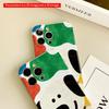 Colorful Dog Pattern Phone Case All inclusive film hard phone case, compatible with iPhone 18 Pro Max 17 16 15 14 13 12 11