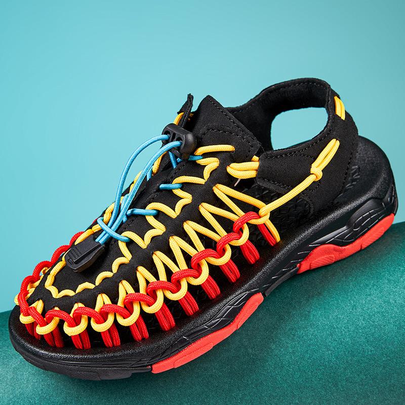 New sandals woven children's sandals middle children's sandals men's sandals older children's sandals beach shoes Roman sandals