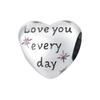 9 Sterling Silver Beaded Accessories Love Beads Suitable For Diy Bracelet Necklace Bead Making